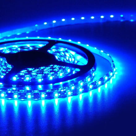 LED Strip 5050 060 leds/mtr IP20 BLUE 14.4W 24V PCB 10mm
