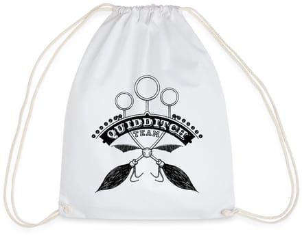 Harry Potter Quidditch Team black Gymtas