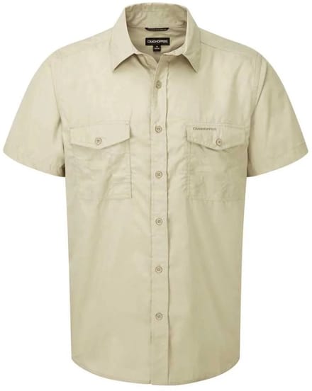 Craghoppers Kiwi Overhemd Met Korte Mouwen Beige S Man