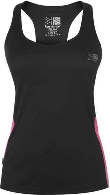 Karrimor - Hardloophemdje - Singlet - Dames - Zwart/Roze - XS