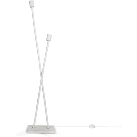Vloerlamp Lunia wit