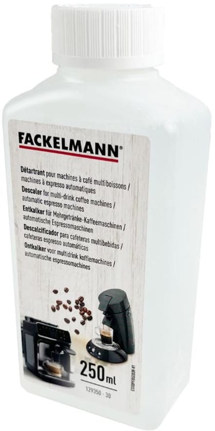 Vloeibare ontkalker voor espressomachine en multi-drank 25 cl Fackelmann Petit Déjeuner