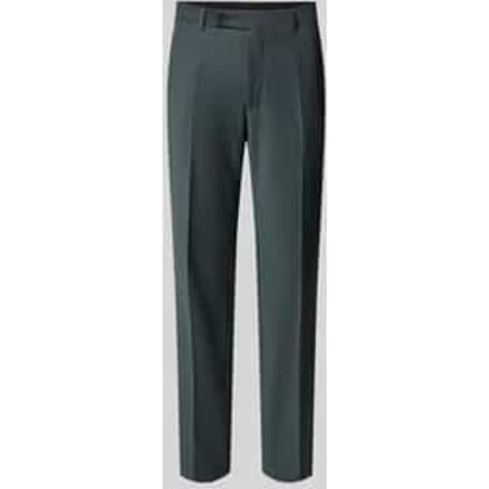 Pantalon met vouw en steekzakken