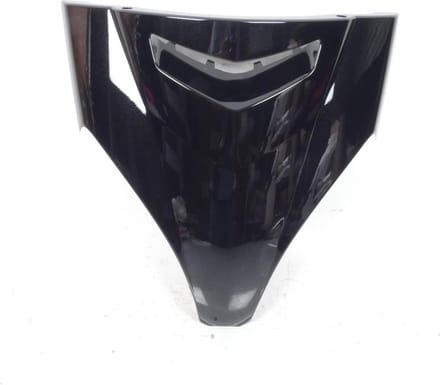 Voorbeenschild parelmoer zwart voor scooter MBK 125 Skycruiser 2005-2008 1B9-F8345-00