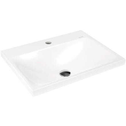 Kaldewei SILENIO countertop washbasin 3040 with 1 tap hole, 60 cm, without overflow 903906303001