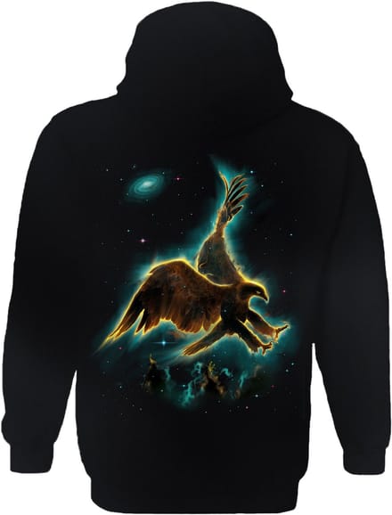 Adelaar Heelal Ruimte Eagle Galaxy The Coloured House Hoodie S