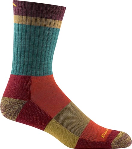 Heady Stripe Micro Crew Lightweight with Cushion - Hikingsokken en wandelsokken van merinowol