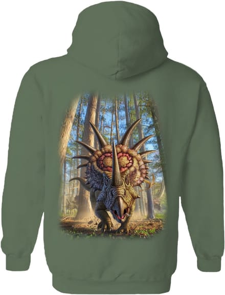 Dino Styracosaur The Coloured House Hoodie M