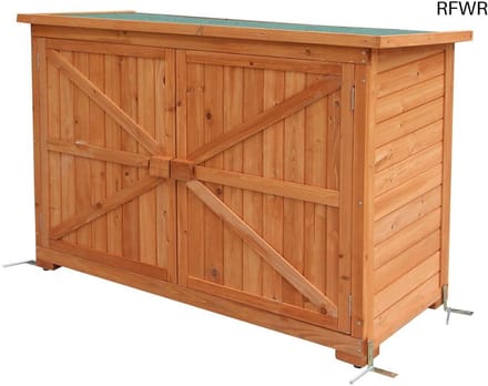 RFWR® Tuinkast 1280 cm - Multifunctionele Gereedschapskast voor Tuin en Terras