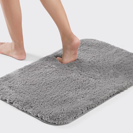 Badmat | Badkamermat | Luxe Badmat | Douchemat | Water Absorberend | Grijs 50 x 80