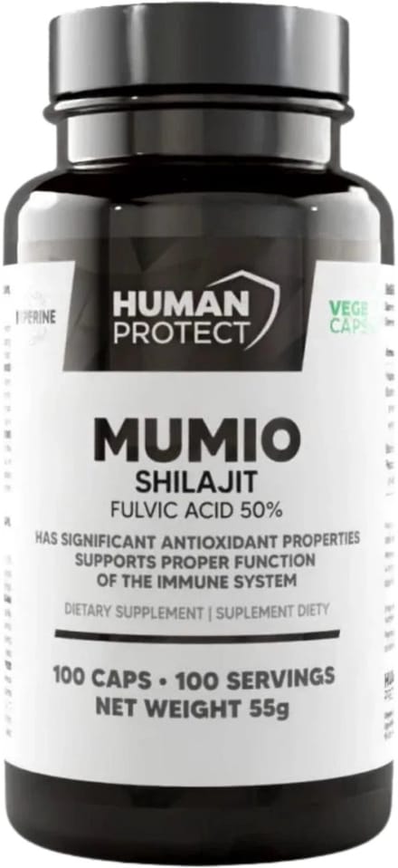Human Protect - Mumio Shilajit 400mg - 100 Veggie Caps