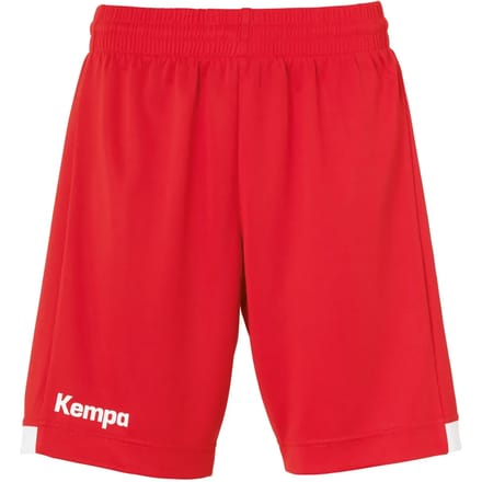 Kempa Player Long Shorts Dames Rood-Wit Maat L