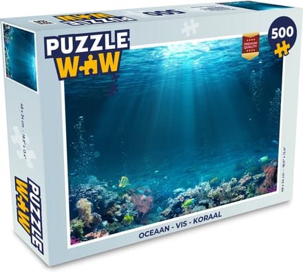 Puzzel Oceaan - Vis - Koraal - Legpuzzel - Puzzel 500 stukjes