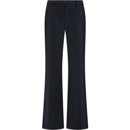 NUKUS New York Pants Stripe Broeken Dames - Donkerblauw - Maat L