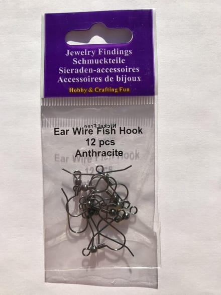 Oorhaakjes Anthracite