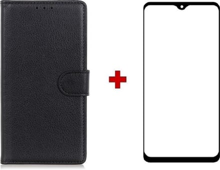 Telestore Telefoonhoesje - Book Case - Geschikt Voor Motorola Moto G9 Plus - Zwart