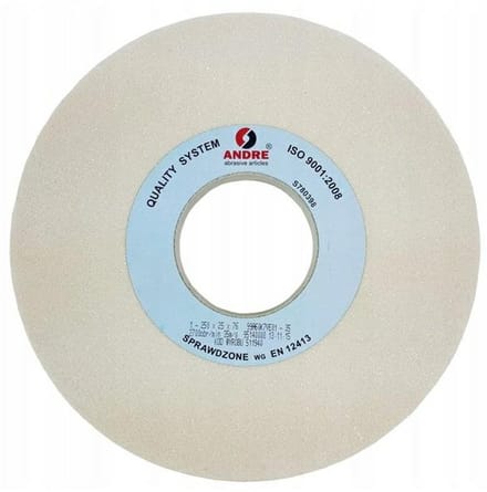 Andre - Slijpschijf - 250mm x 25mm x 76mm - Type 1 - Witte Elektrokorund