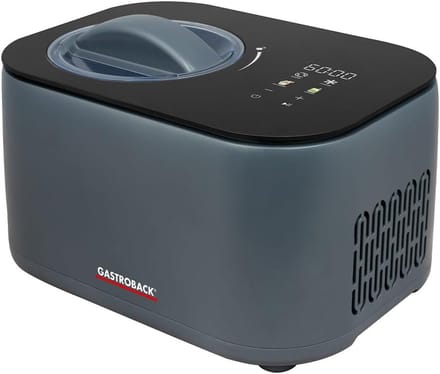 IJsmachine met Compressor - Yogurtmaker Dessertmaker - Zelf Desserts Maken - Geïntegreerde Koeling - 1 Liter Capaciteit - Zwart
