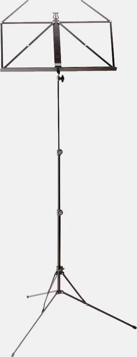 K&M Zwart Nikkel 101 standaard muzieklessenaar