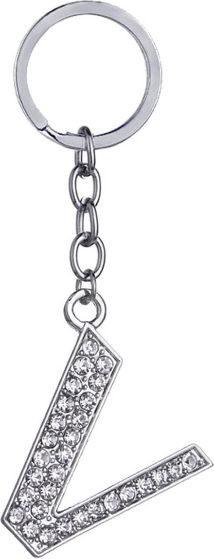 Bixorp Sleutelhanger met Letter V - Best Friends BFF Cadeau voor haar / hem