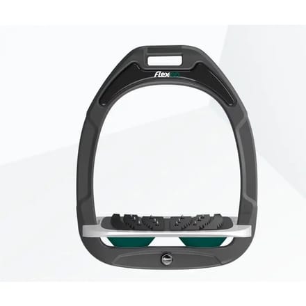 Inclinatie Ultragreep Harnachement Antraciet/Grijs/Groen Flex-On Green Composite
