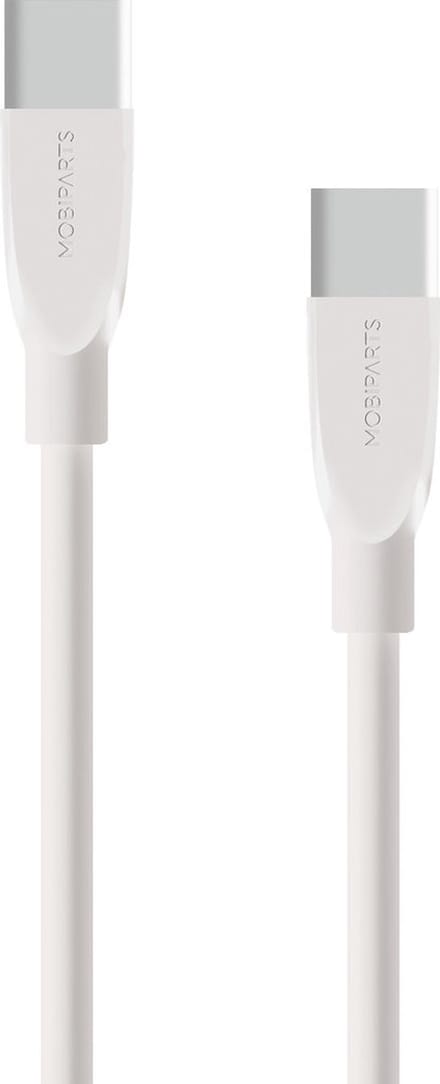 Mobiparts USB-C to USB-C Kabel 2A 50cm - Wit