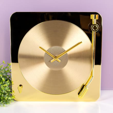 RECORD CLOCK GOLD van Invotis