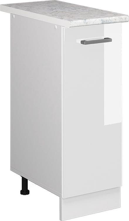 Vicco R-Line Apotheekkast – 30 cm, WB Marmer Wit Hoogglans