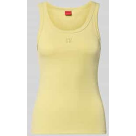 Slim Fit Tanktop van katoenmix model 'DATAMIA'