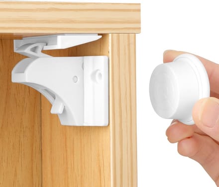 Magnetisch Kastslot voor Babyveiligheid - 20 Stuks met 4 Sleutels