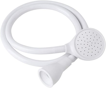 Gootsteensproeislang - Kraansproeier slang - Huisdieren Wassen - Flexibel Rubber - 109 cm - Wit