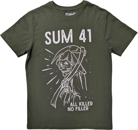 Sum 41 - Reaper Heren T-shirt - M - Groen