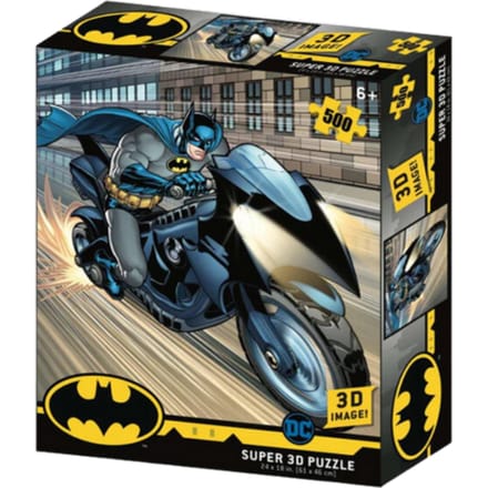 DC Batman Batcycle 500st Puzzels - 3D Effect