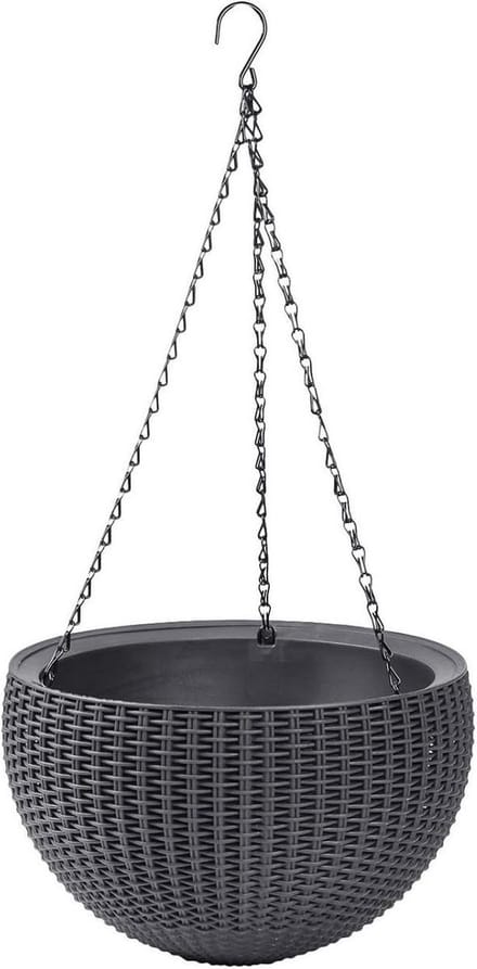 Hanging Sphere 3 kettingen 86 liter - Grafietkleurige Keter opbergbox