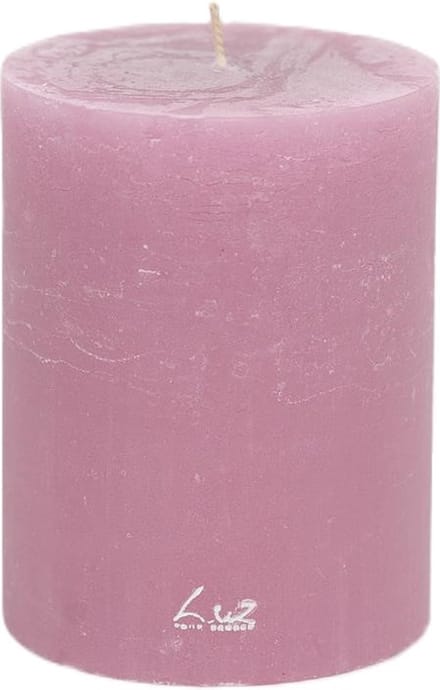Rasteli Luz Your Senses Kaars Stompkaars Paars-Roze D 10cm H 13 cm