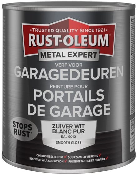 Rust-Oleum Metal Expert Garagedeur Verf Wit 750ml