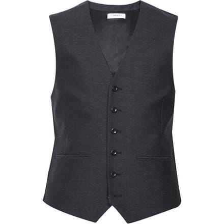 Reiss Warlord W-modern Fit Suit Charcoal Größe: 38 | Gilets Outlet | Herren | Schwarz