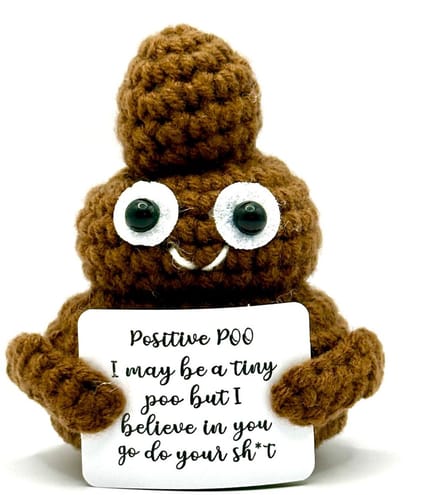 Hypify - Positive Poo - bruin - knuffeltje - Positiviteit