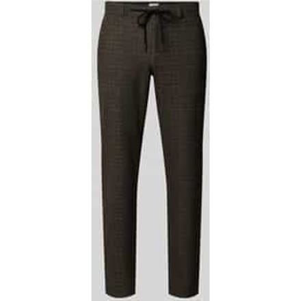 Stoffen broek met tunnelkoord, model 'Phil'