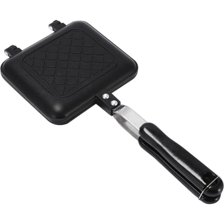 Geroosterde Sandwichmaker Gegrilde Sandwich Panini Maker met antiaanbaklaag en geïsoleerde handgreep Hot Sandwich zwart
