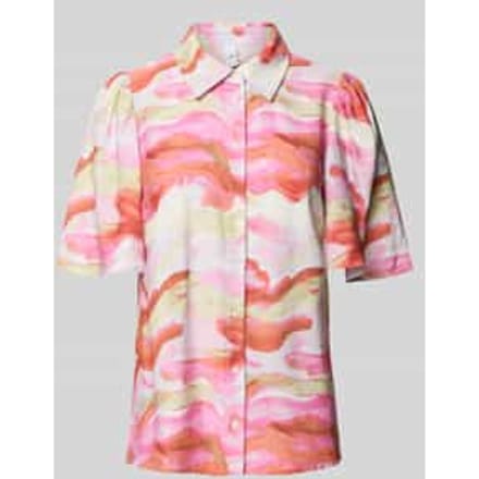 Regular fit overhemdblouse met 1/2-mouwen, model 'AROLA'