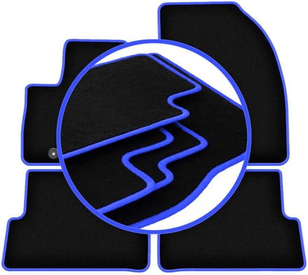 CARLUX-BLUE automatten voor: Ford C-MAX MK2 minivan (2010-2012)