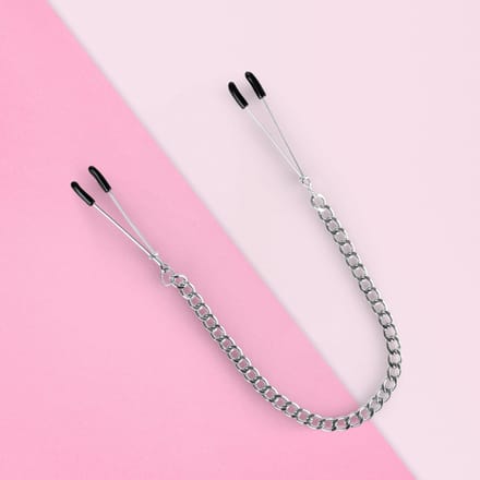 Rubberen tepelklem met ketting