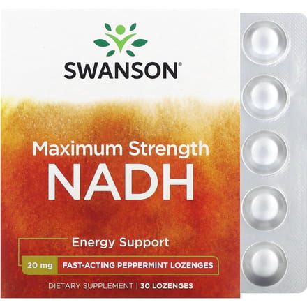 Maximale Kracht Nadh, Pepermunt Smaak, 20Mg, 30 Zuigtabletten