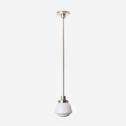 Hanglamp High Button 20's Matnikkel - Art Deco Trade