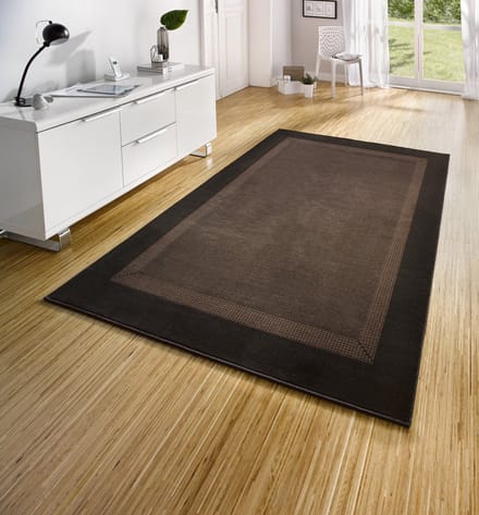 Flycarpets Laagpolig vloerkleed - Designer Velours - Bruin 120x170 cm