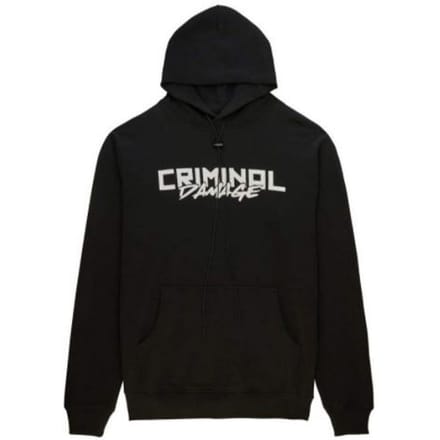 Criminal Damage Lemon Heren Zwart Hoodie