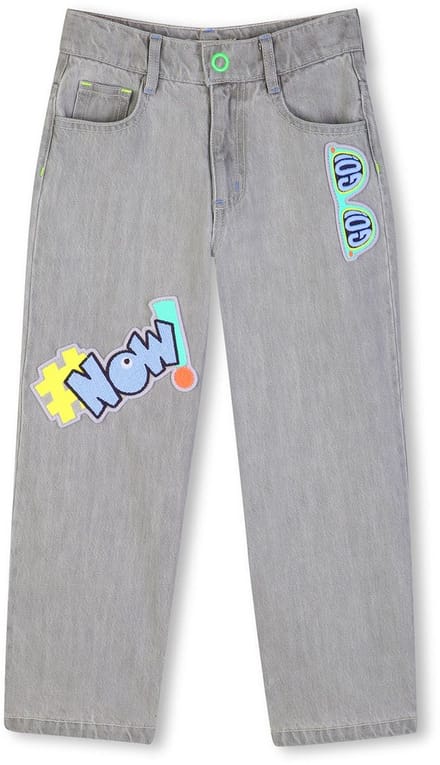 Billieblush - Jeans 5 pockets - Grey - Maat 140