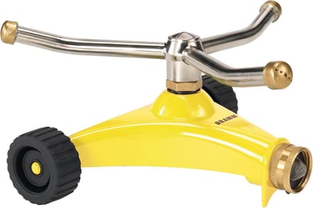 Premium 3-arm wervelsproeier met zware metalen basis op wielen