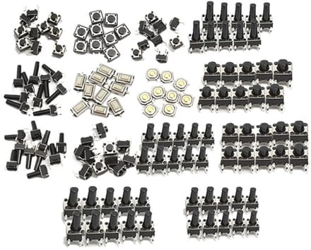 140 Stuks Momentary Touch Drukknop Micro SMD SMT Tact Switches
